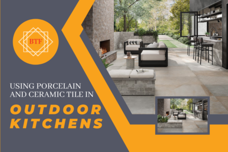 Porcelain and Ceramic Tile in Outdoor Kitchens